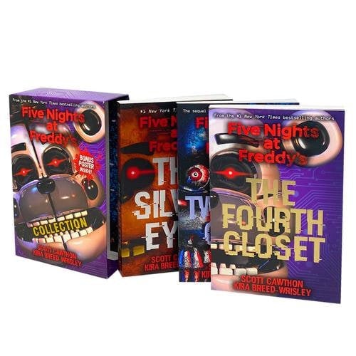 Five Nights at Freddy 3 Book Set - The Fourth Closet, The Twisted Closet, The Silver Eyes