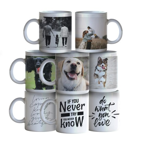 Monstershop 72 11oz White Mugs With Boxes & 10 Sublimation Sheets