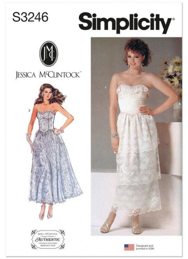 Simplicity Sewing Pattern 3246, Dresses, Vintage Style for Women, A5 (6-8-10-12-14) - Intermediate