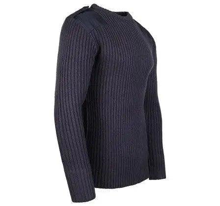 Crew Neck Combat Jumper - Hi-Vis Trousers