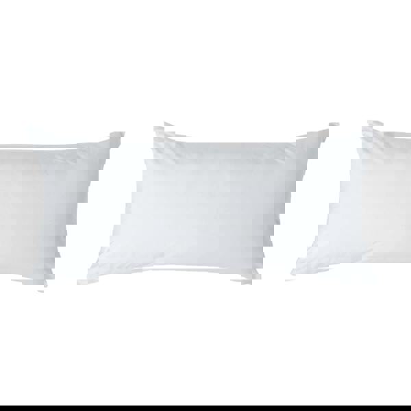 HOMESCAPES Crisp & Cool 200 TC Egyptian Cotton Percale Housewife Pillowcase, European Size