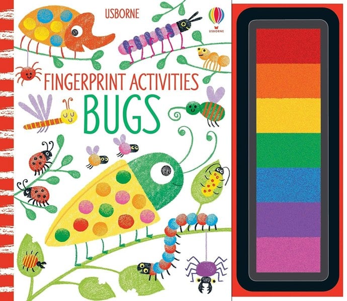 Fingerprint Activities 4 Book Set (Under the Sea, Fingerprint Activities, Dinosaurs, Bugs)