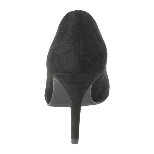 Spot On Ladies Spot On Wide Fit 8cm High Heel Court Shoes F90148
