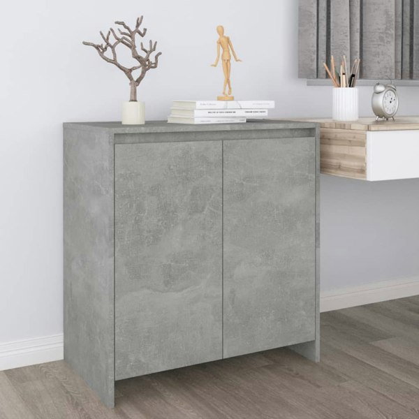 Berkfield Sideboard Concrete Grey 70x41x75 cm Engineered Wood