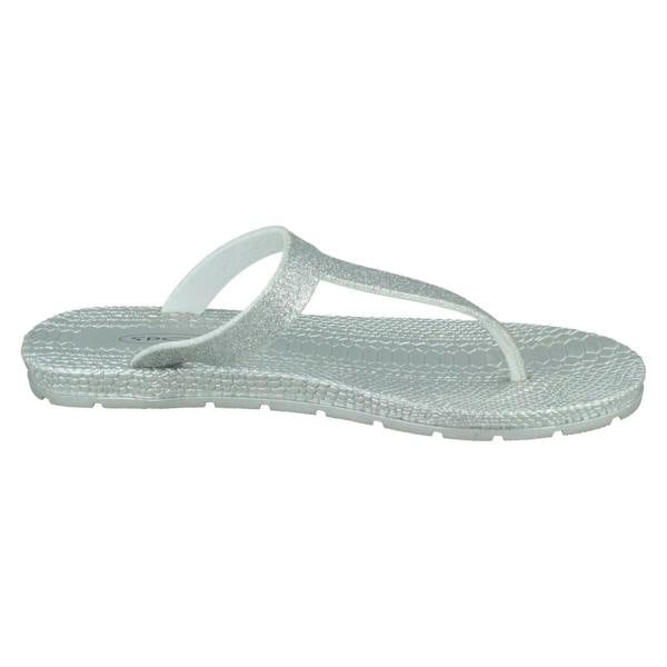 Spot On Ladies Spot On Flat Toepost Flip Flops F00376