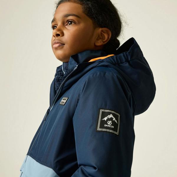 Dare 2B Childrens/Kids Wing It Ski Jacket - Navy/Dusky Blue - 