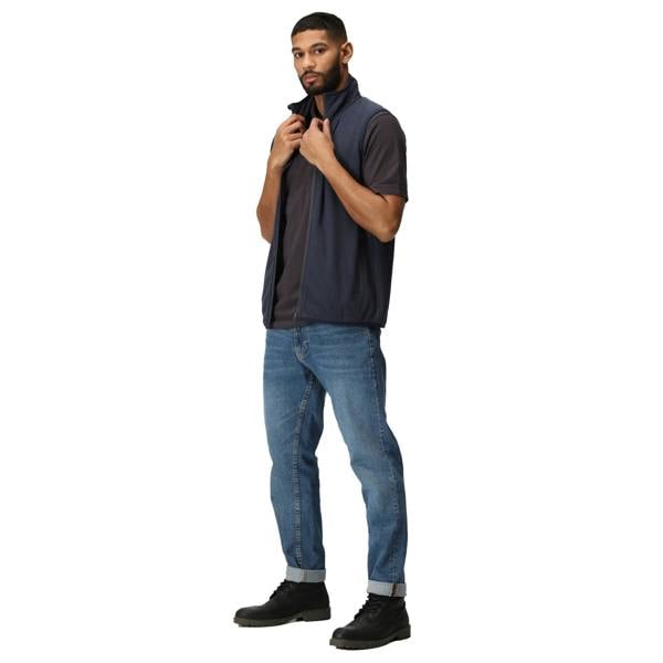 Regatta Professional Mens Fleece Gilet - Navy/Seal Grey - 
