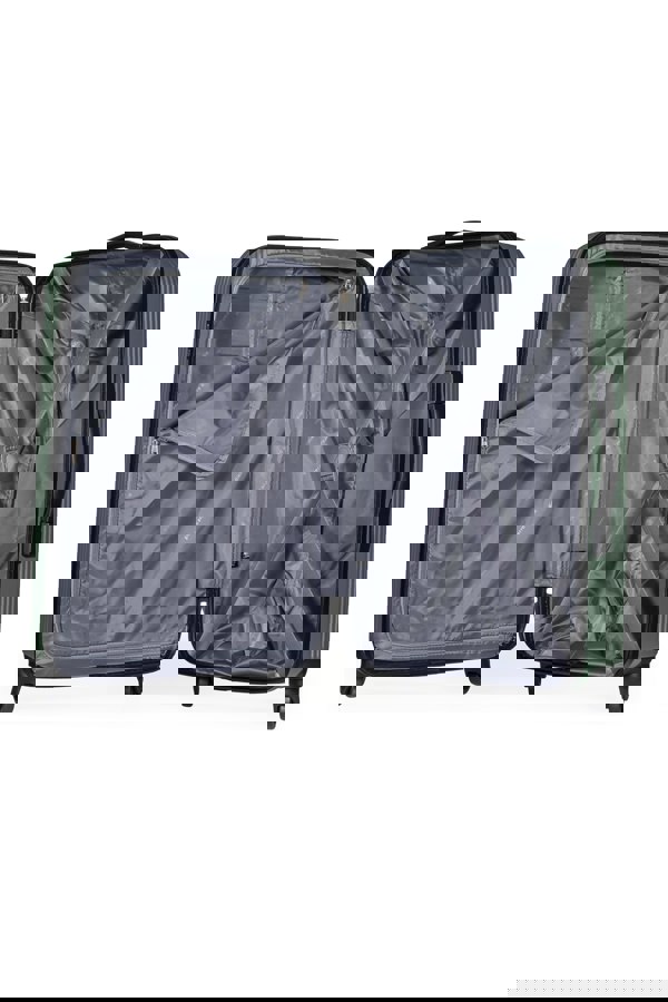 Pierre Cardin Harley Ultra Strong ABS Luggage Hard Sided Travel Suitcase 4 Wheels