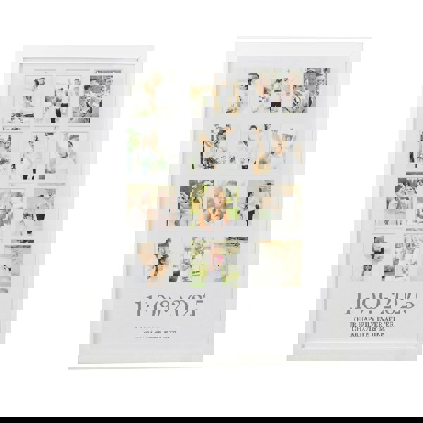 Personalised Memento Company Personalised Special Date White Multi Photo Frame