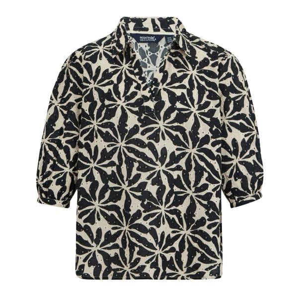 Regatta Womens/Ladies Nofino Abstract Floral Shirt - Beige