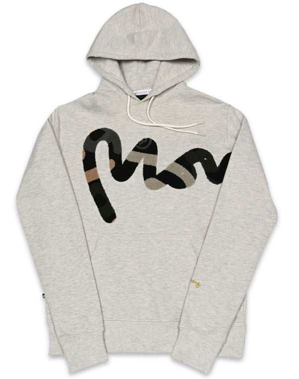 Money Big Sig Chenille Hood Oatmeal Melange