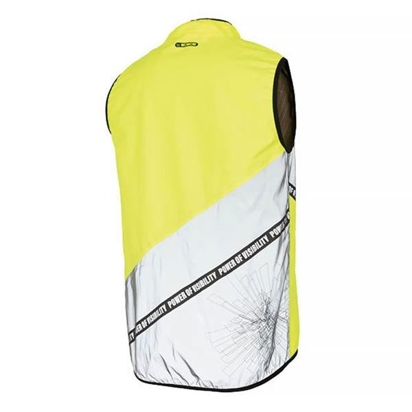 WOWOW Mens Ladies Road Town Yellow Hi Vis Waterproof Cycling Jacket