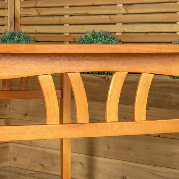Samuel Alexander Kapalua 4 Seater Rectangular Outdoor Wooden Slatted Top Dining Table