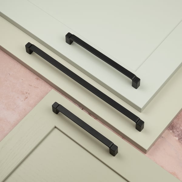 Handle & Home Matt Black Square D Handles