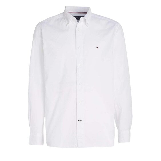 Tommy Hilfiger Mens Core Flex Poplin Shirt - White - White