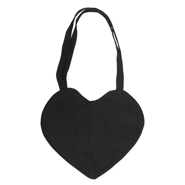 Serano Spiderweb Heart Satin Tote Bag