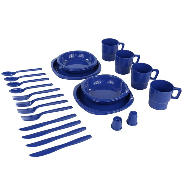 Regatta Plain 4 Person Picnic Set - Oxford Blue