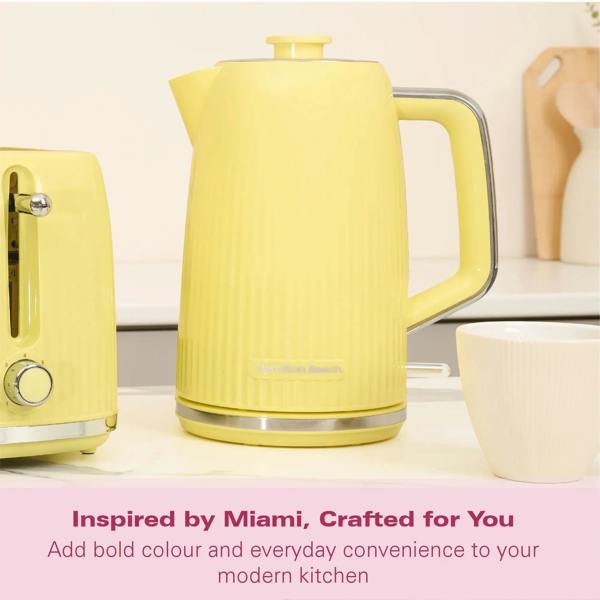 Hamilton Beach Miami 1.7L Kettle Banana Split - Hamilton Beach UK
