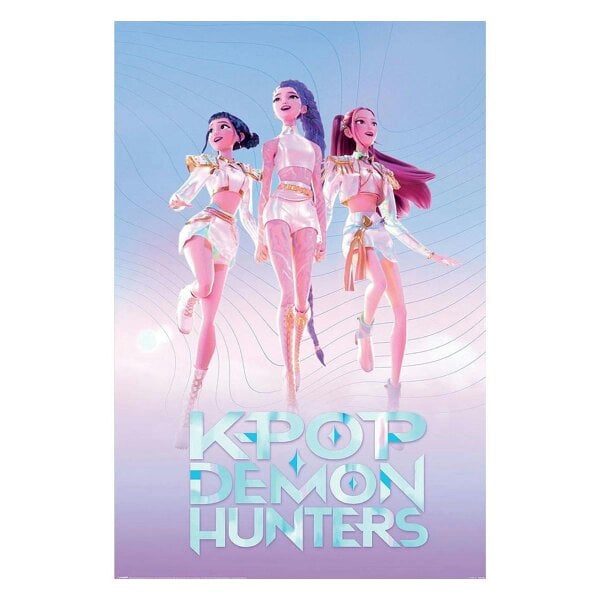 K-Pop Demon Hunters Huntrix Poster - Multicoloured