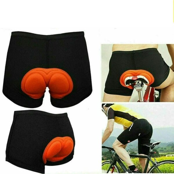 ATEK Padded Cycling Shorts Men Women Bike Sports Black