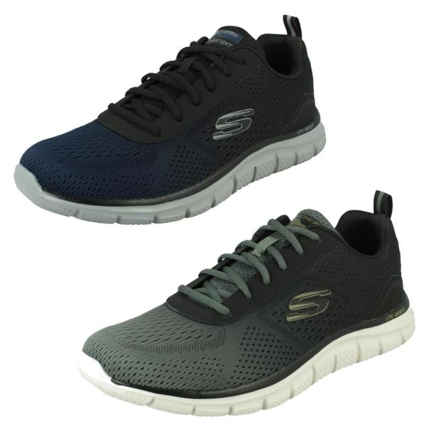 Skechers Mens Skechers Lightweight Memory Foam Casual Trainers Ripkent 232399