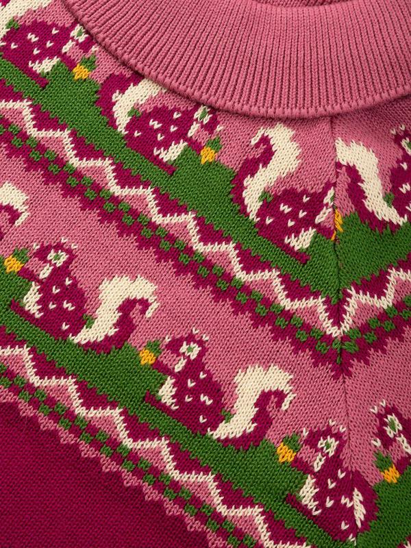 Kite Girls Organic Lucky Squirrel Poncho