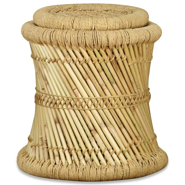 Berkfield Stools 2 pcs Bamboo and Jute