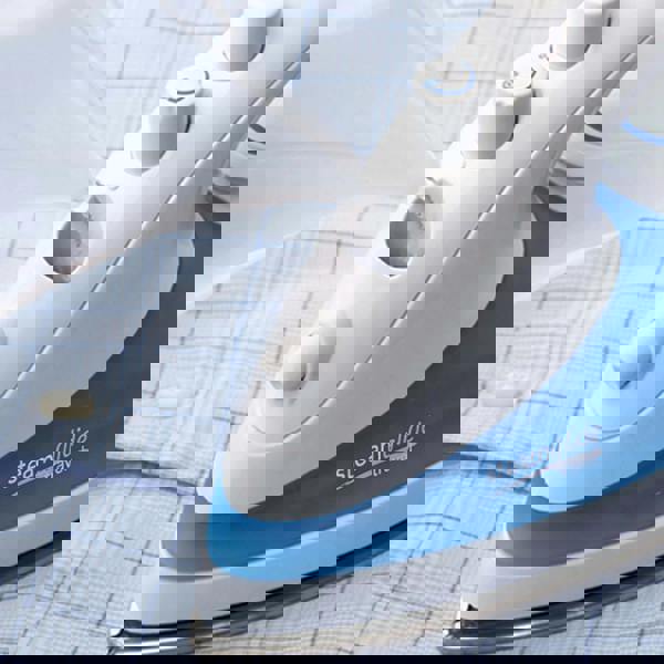 Russell Hobbs Steam Glide Travel Iron 22470, 760 W - White and Blue