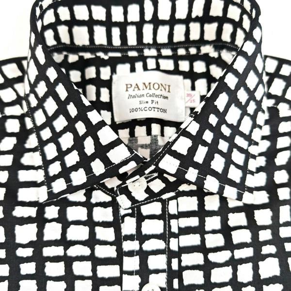 Black and White Checkered Shirt