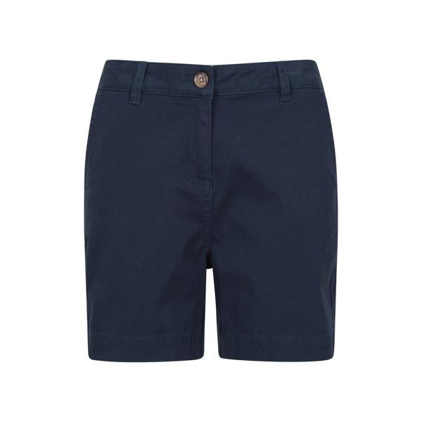 Mountain Warehouse Womens/Ladies Bay Chino Organic Shorts - Navy - 