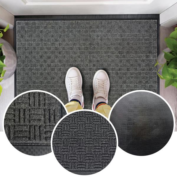 Hometex Solutions Hometex® Premium Indoor / Outdoor Entrance Mat Charcoal
