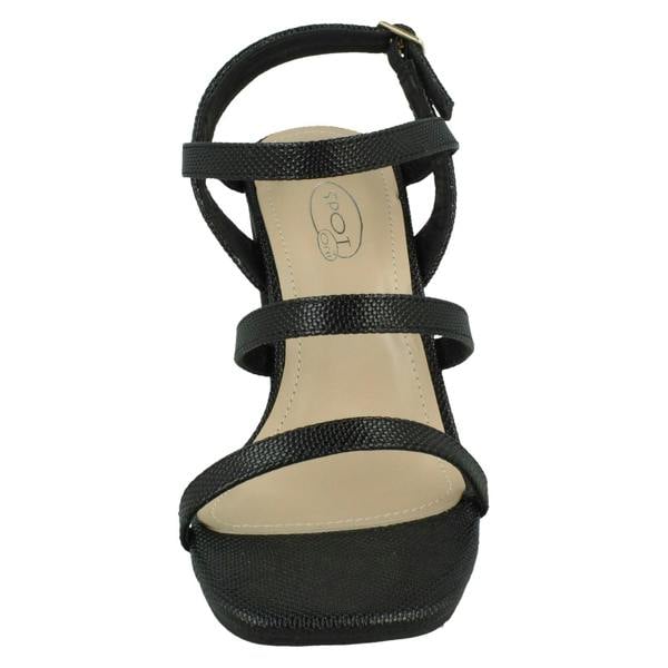 Spot On Ladies Spot On Strappy High Heel Sandal F1R2043