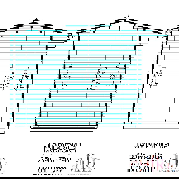 Shire Marlborough 10Gx10 Log Cabin 28mm interlock cladding - Best Shed