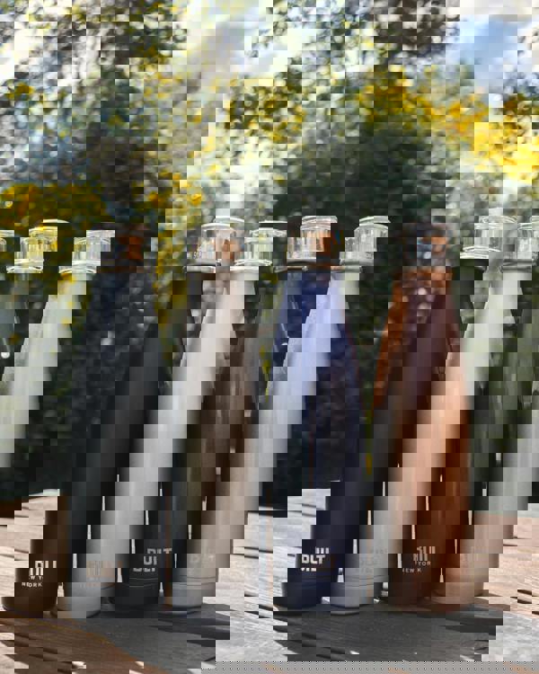 Built New York Built 500 ml Double Walled Stainless Steel Water Bottle Silver