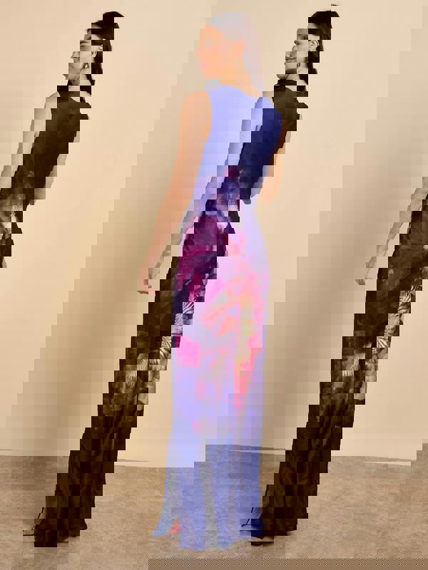 GWD Jessie Floral Printed Sleeveless Maxi Dress