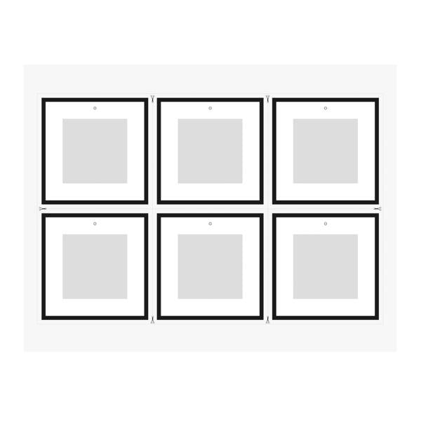 nielsen 6 Piece Gallery Wall Frame Set - Black