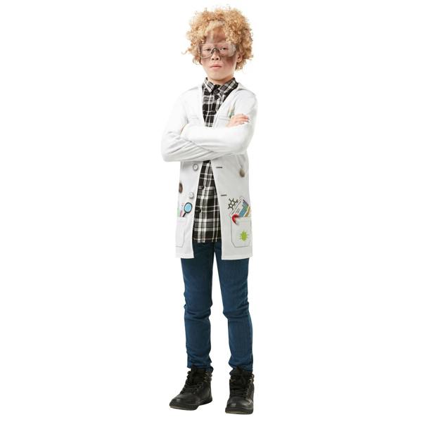 Bristol Novelty Childrens/Kids Mad Scientist Costume Jacket - White - 