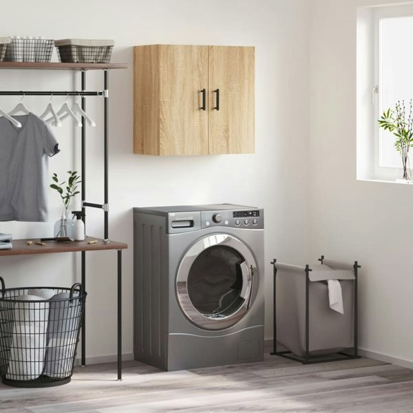 Berkfield Wall Cabinet Sonoma Oak 60x31x60 cm Engineered Wood