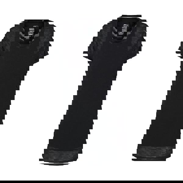 Mountain Warehouse Womens Double Layered T-Shirt - Black