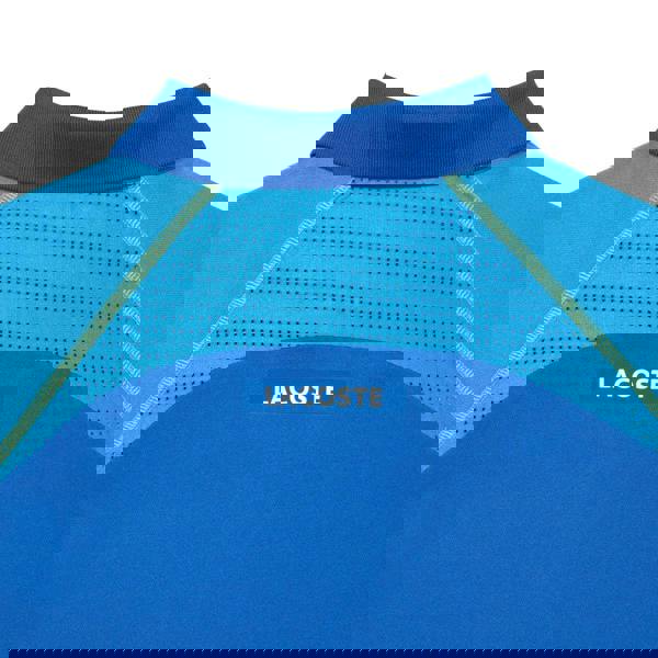 Lacoste Mens Recycled Polyester Tennis Polo Shirt - Blue - 