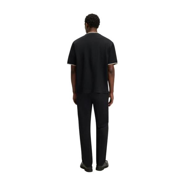 Boss Mens Plain Woven T-Shirt - Black - 