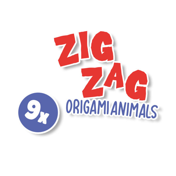 SES Creative Zig zag origami animals