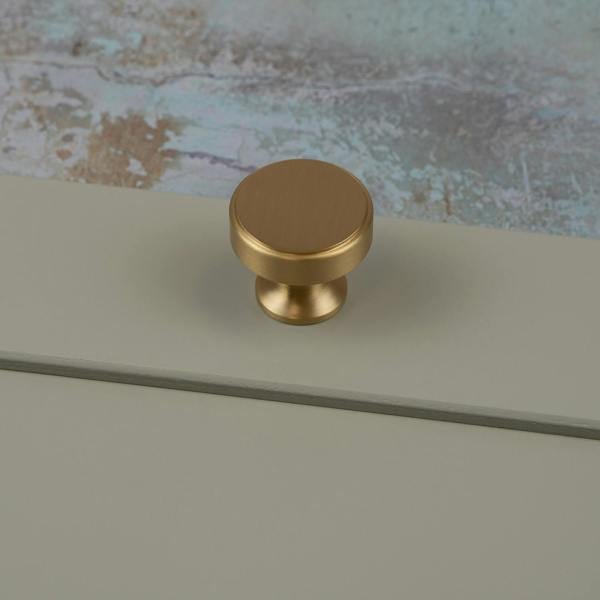 Handle & Home 38mm Satin Brass Knob