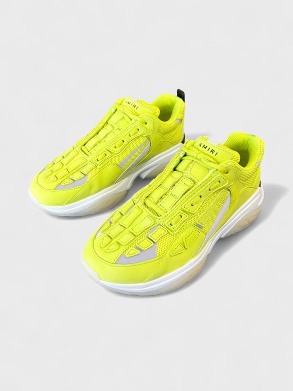 Amiri Bone Runner 'Neon Yellow Reflective' - Supplied FashionAmiri