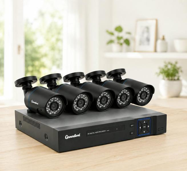 Groundlevel Advanced 4 Camera CCTV Security System