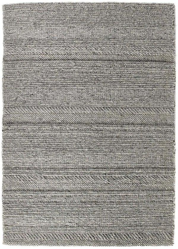Chunky Natural Grey Knitted Rug | Handwoven Luxury |The Rugs