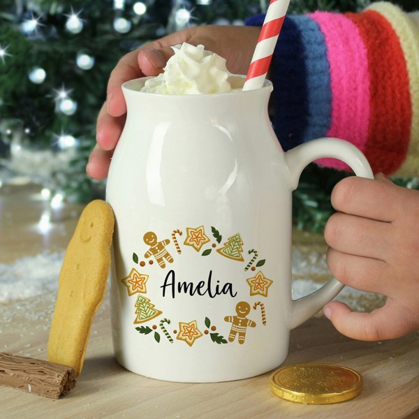 Personalised Memento Company Personalised Christmas Milk Jug