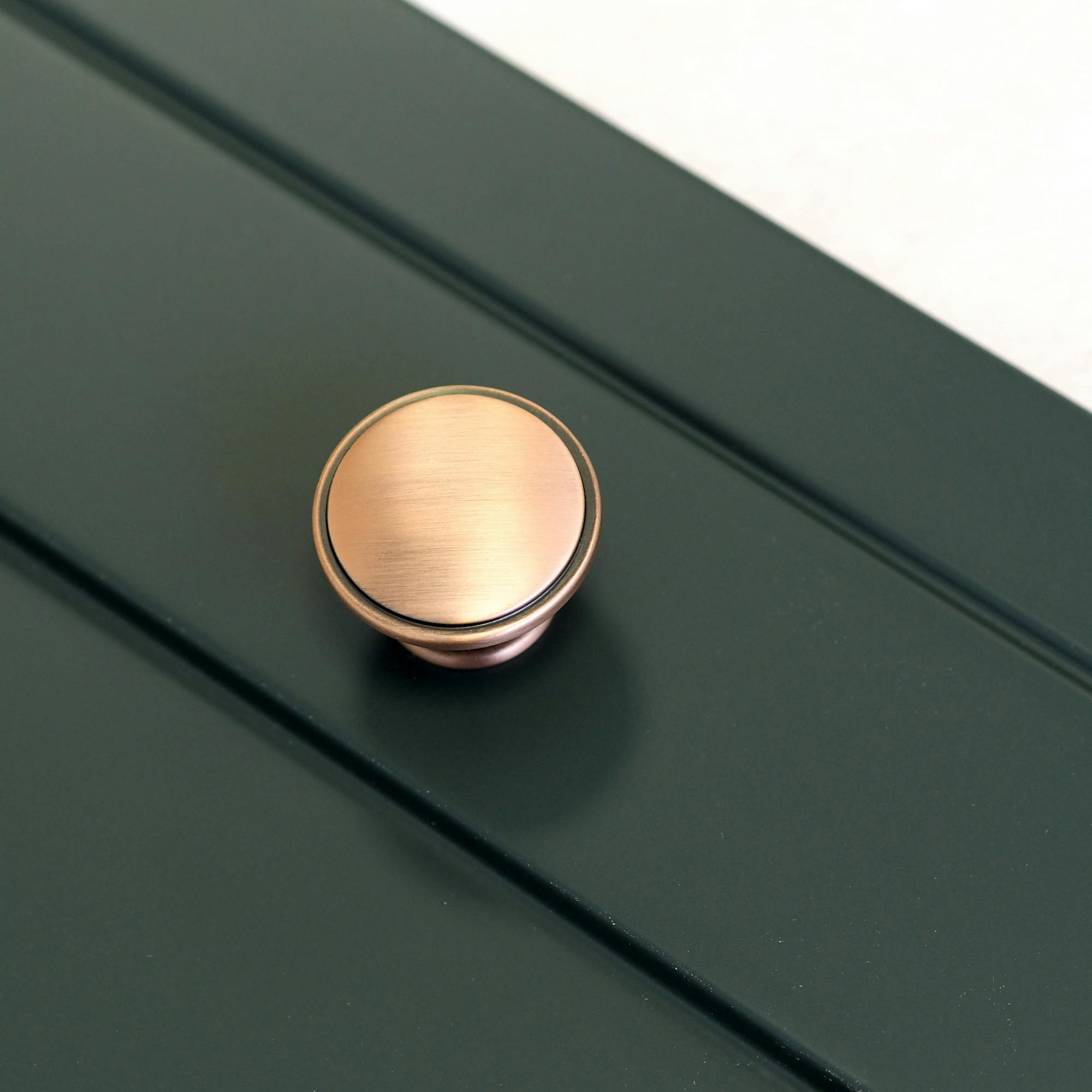 Rackhams 38Mm Brushed Copper Knob