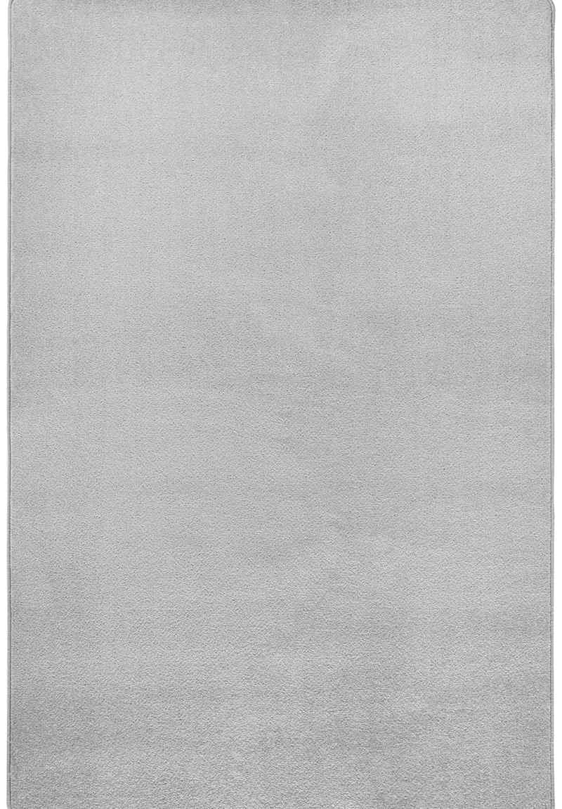 Rackhams Grey Modern Plain Rug – Soft Short Pile - 160X240 Cm