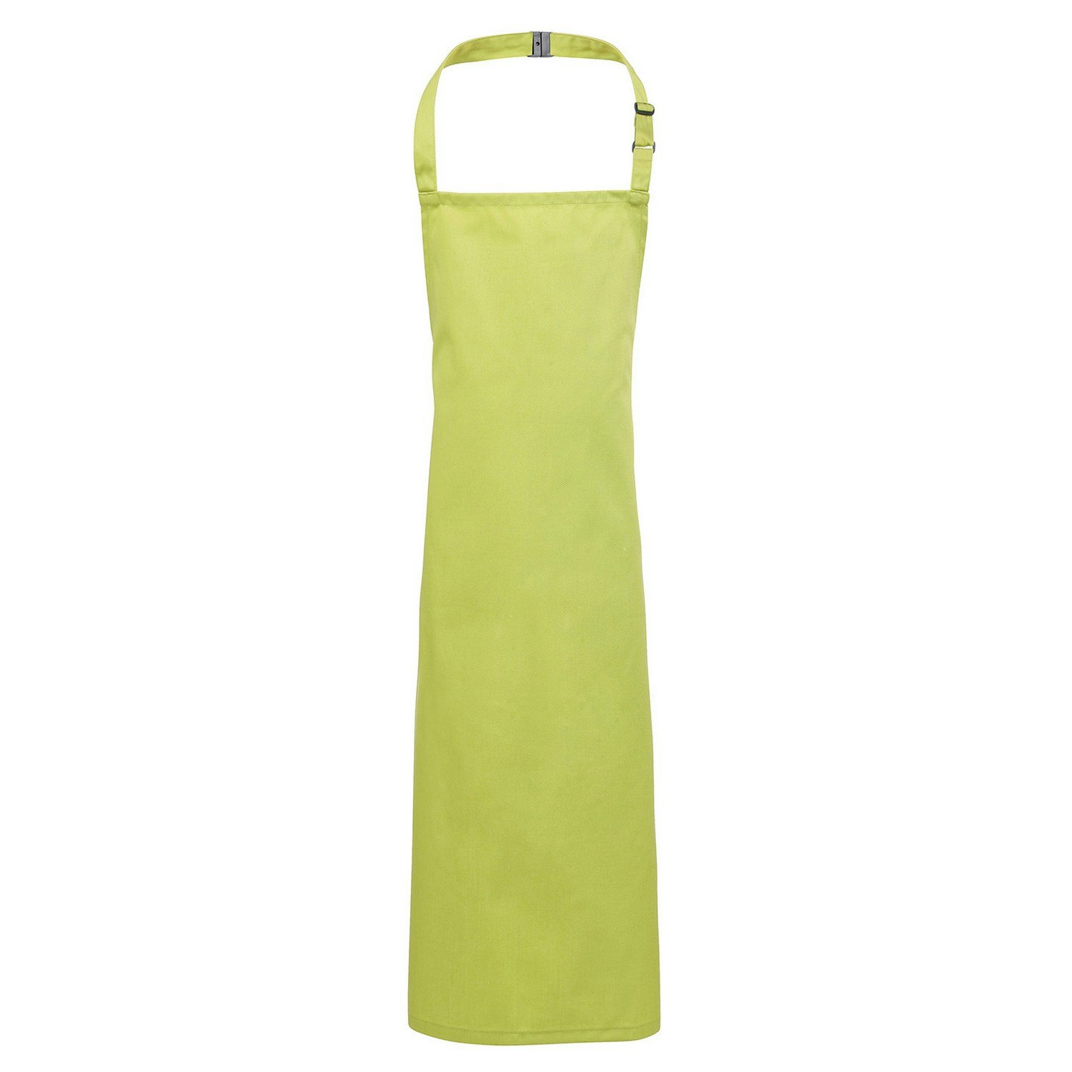 Premier Childrens/Kids Plain Apron - Lime / Cotton - Image 3